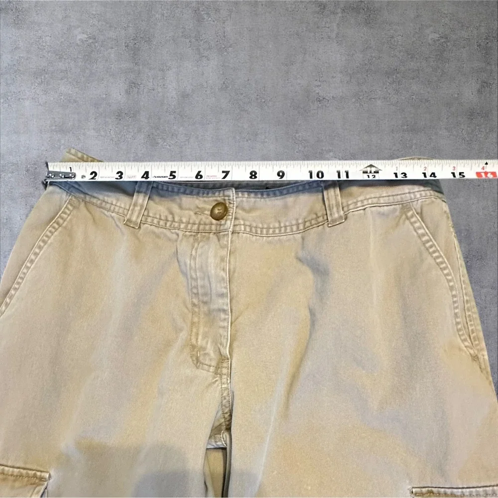 New York‎ & Company Y2K Khaki Cargo Pants Women's Size 8